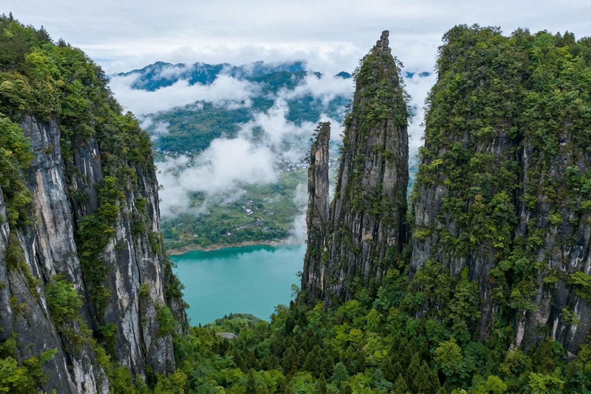 恩施大峡谷实景